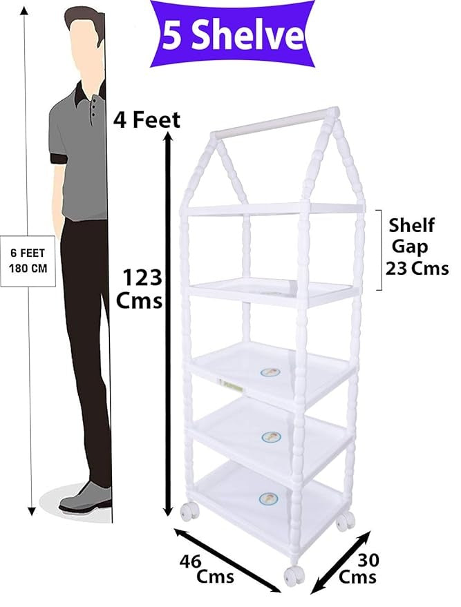 Kids Multipurpose 5-shelve Wardrobe