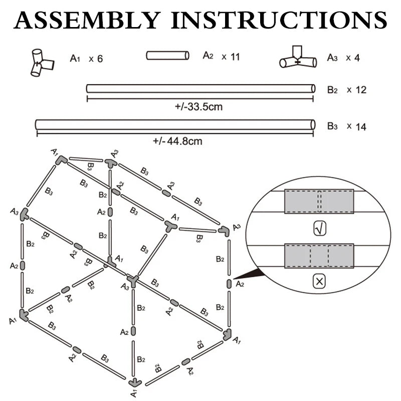 Kids Tent House Candy Theme