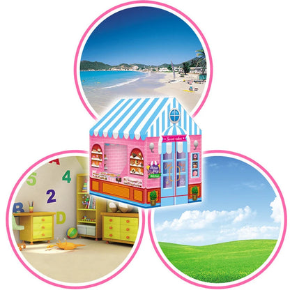 Kids Tent House Candy Theme