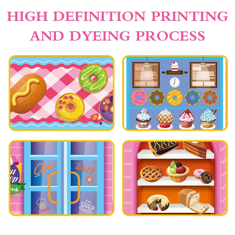 Kids Tent House Candy Theme